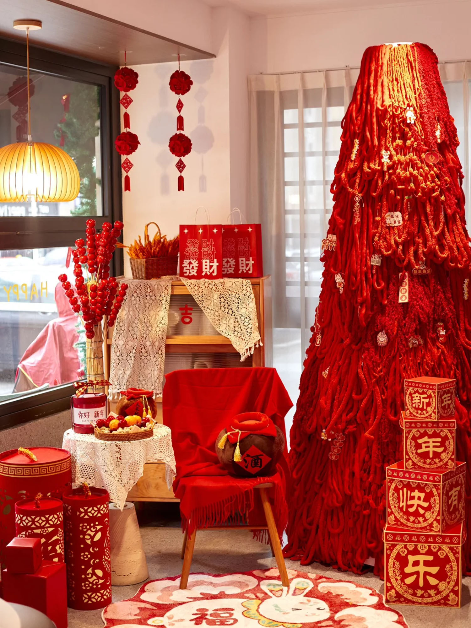 Trang trí tết cho nhà hàng