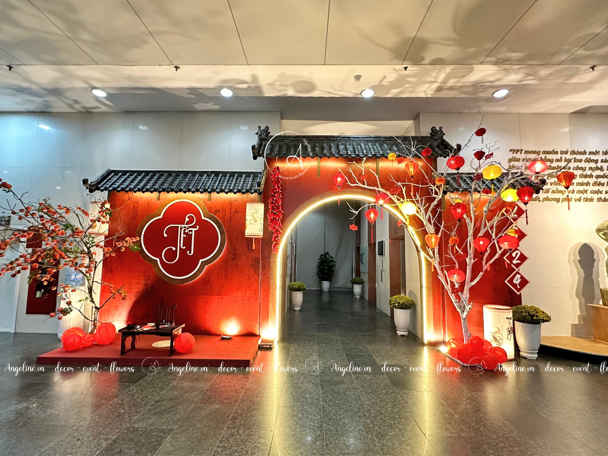 Trang trí tết cho công ty